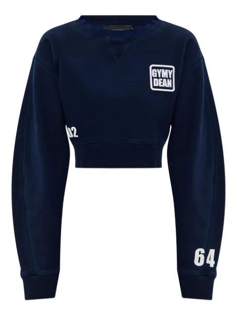 embroidered-motif sweatshirt by DSQUARED2