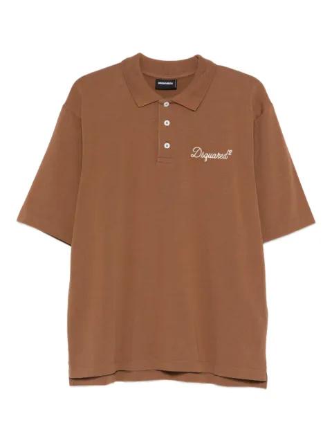 embroidered polo shirt by DSQUARED2