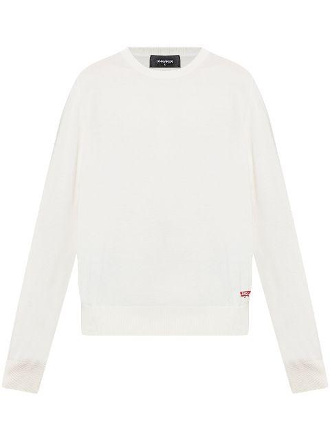 embroidered sweater by DSQUARED2