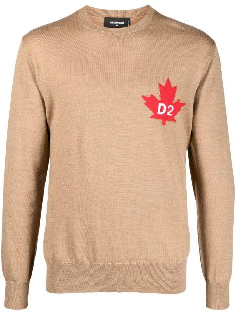 fine-knit crew-neck jumper by DSQUARED2