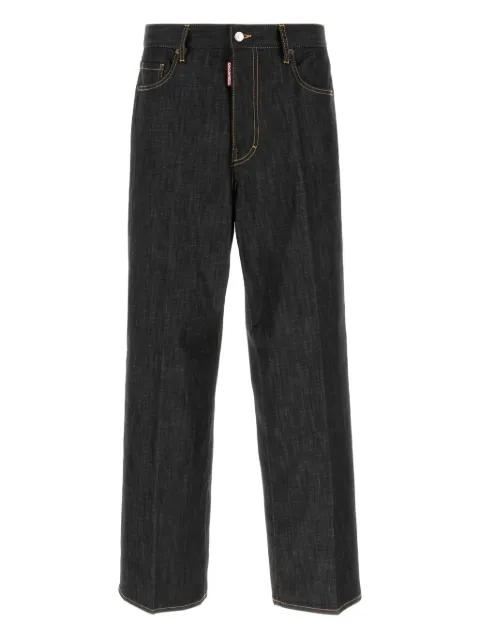 five-pocket wide-leg jeans by DSQUARED2
