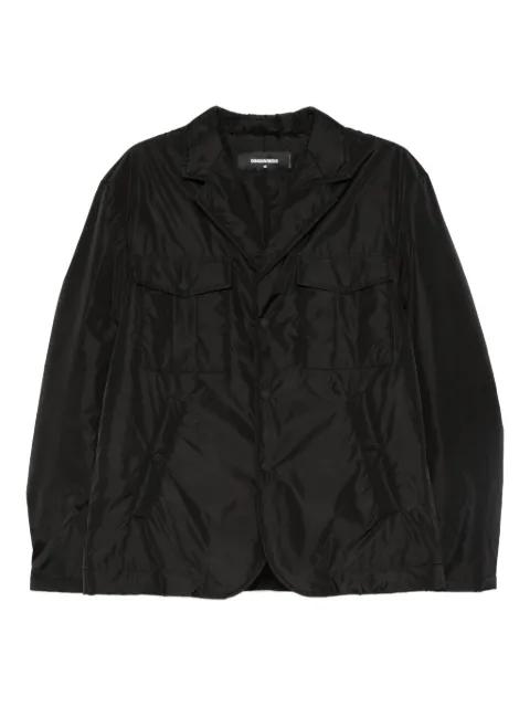 flap-pocket buttoned jacket by DSQUARED2