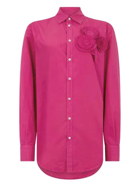 floral-detail shirt by DSQUARED2