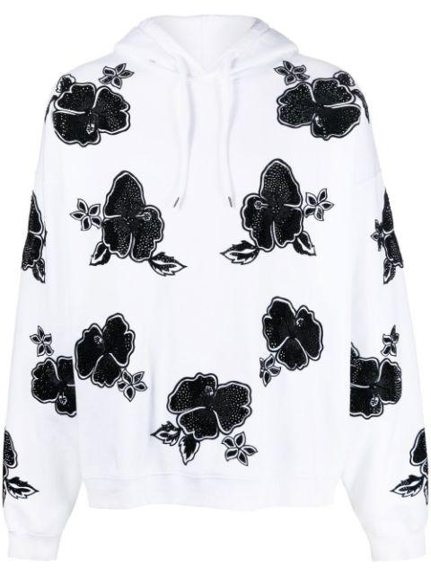 floral-print hoodie by DSQUARED2