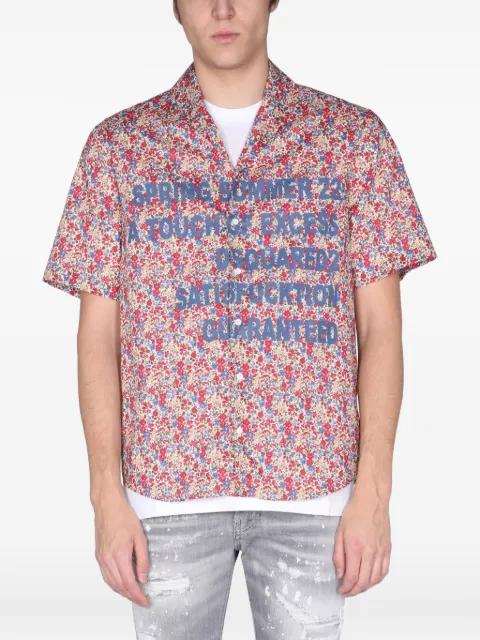 floral-print shirt by DSQUARED2