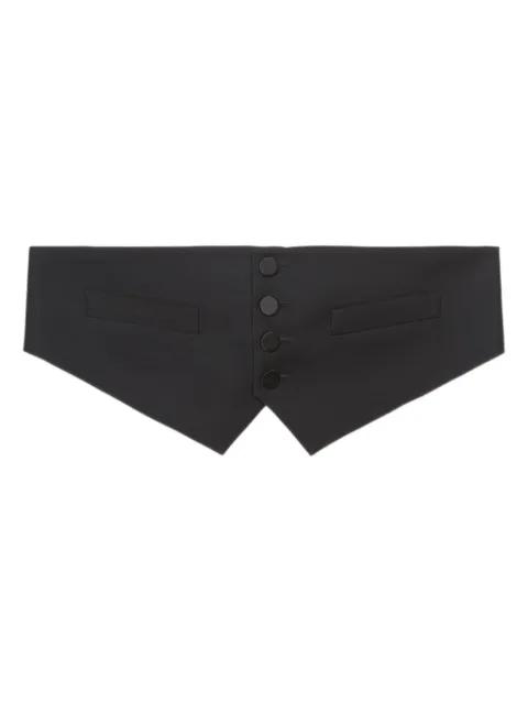 front-button cummerbund by DSQUARED2