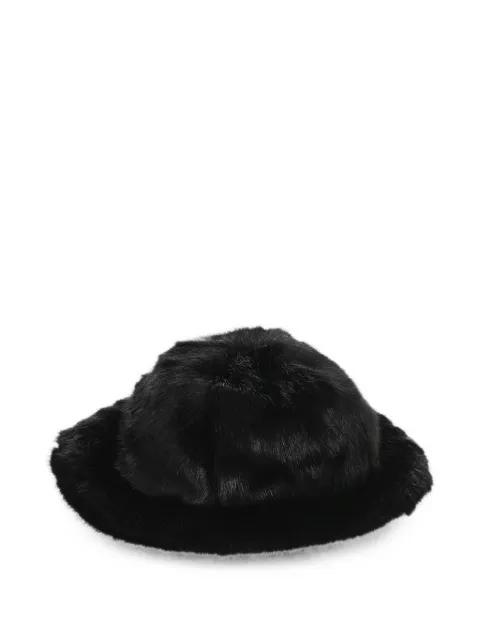 fur-texture bucket hat by DSQUARED2