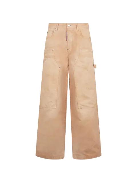 garment dyed baggy carpenter jeans by DSQUARED2