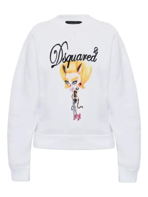 gemstone-print sweater by DSQUARED2