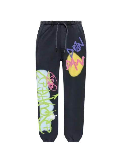 graffiti-print track pants by DSQUARED2
