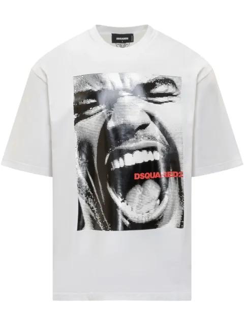 graphic-print T-shirt by DSQUARED2