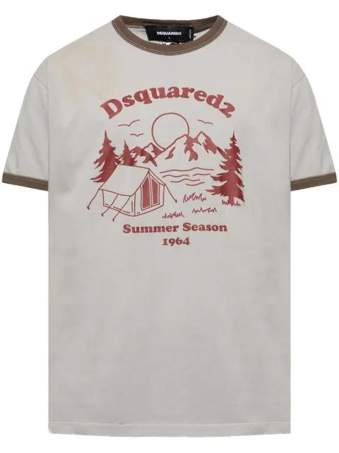 graphic-print T-shirt by DSQUARED2