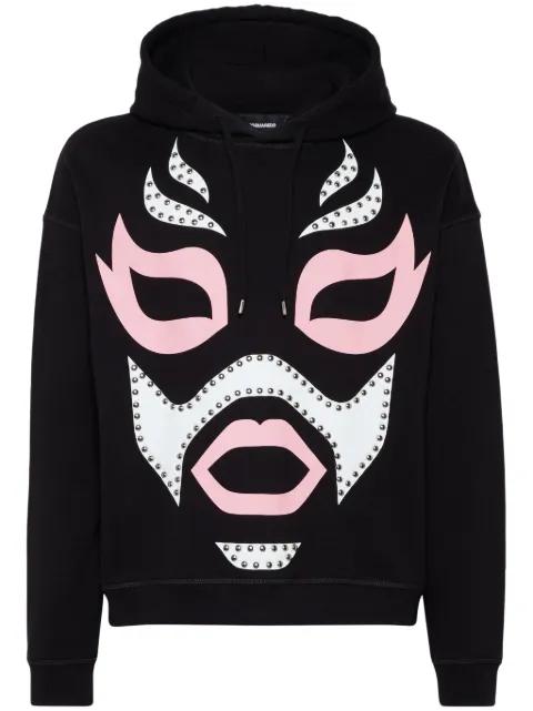 graphic-print hoodie by DSQUARED2