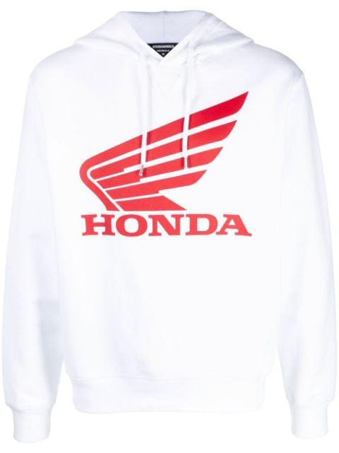 graphic-print hoodie by DSQUARED2