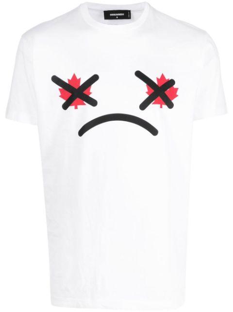 graphic-print short-sleeve T-shirt by DSQUARED2