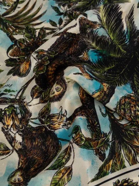 graphic-print silk scarf by DSQUARED2