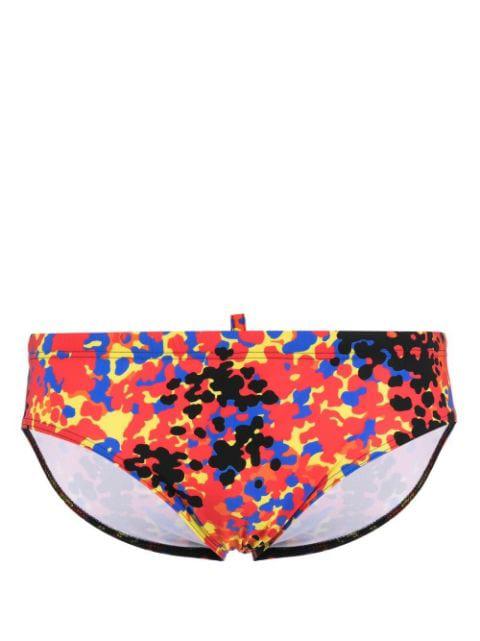 graphic-print swimming trunks by DSQUARED2