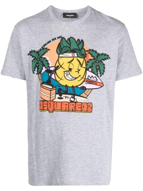 graphic print t-shirt by DSQUARED2