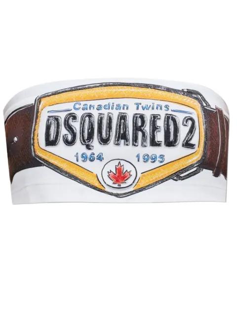 graphic print tank top by DSQUARED2