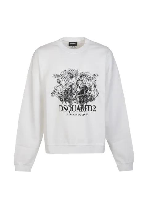 graphic-rint sweatshirt by DSQUARED2