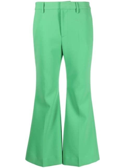 kick-flare cropped trousers by DSQUARED2