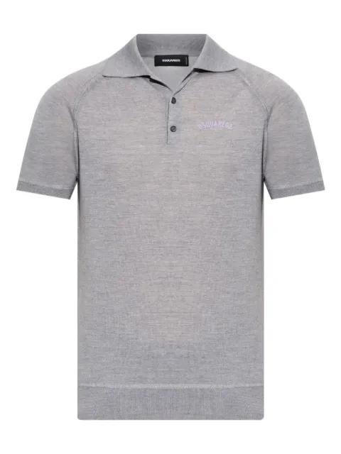 knitted polo shirt by DSQUARED2