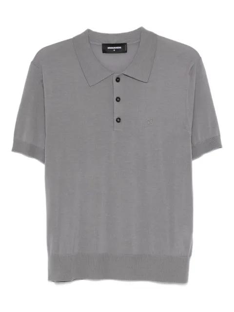 knitted polo shirt by DSQUARED2