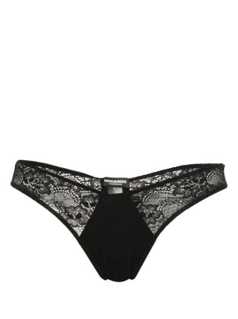 lace-detailing thong by DSQUARED2
