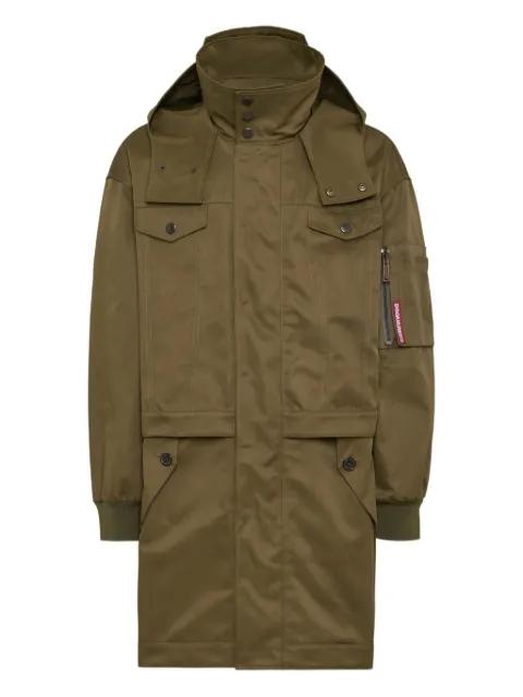 layered parka by DSQUARED2