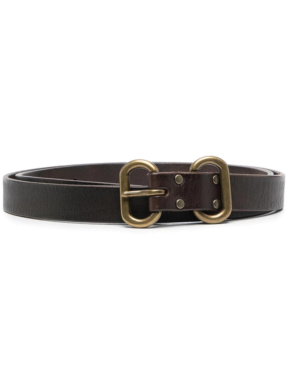 leather buckle belt by DSQUARED2