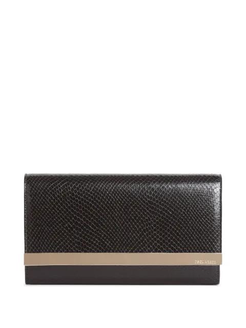leather clutch bag by DSQUARED2