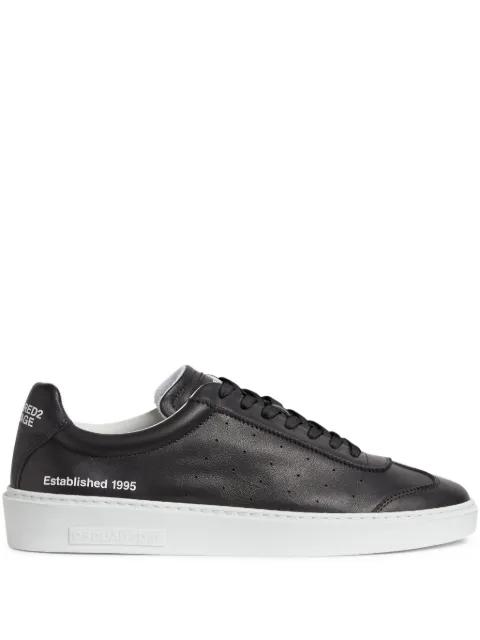 leather sneakers by DSQUARED2