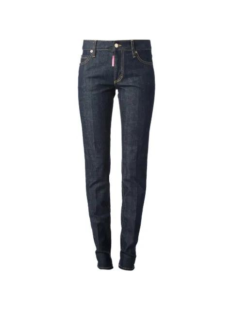 leopard-print pocket jeans by DSQUARED2