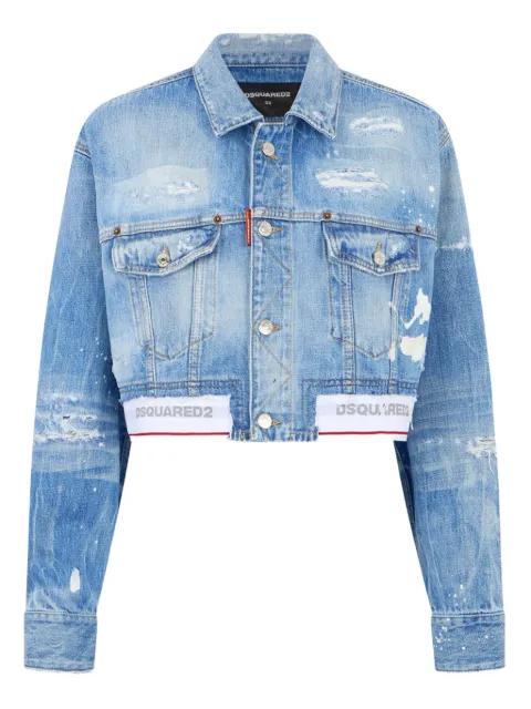 light wash denim jacket by DSQUARED2