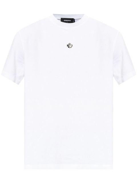 logo-appliquéd cotton T-shirt by DSQUARED2