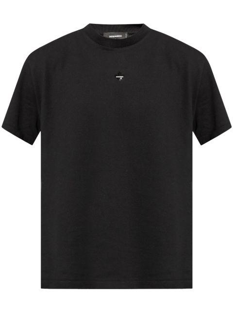 logo-appliquéd cotton T-shirt by DSQUARED2