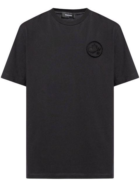 logo-appliquéd cotton T-shirt by DSQUARED2