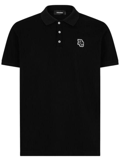 logo-appliqué polo shirt by DSQUARED2
