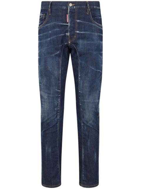 logo-appliqué straight-leg jeans by DSQUARED2