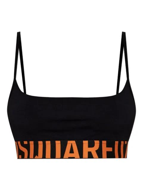 logo-band bralette by DSQUARED2
