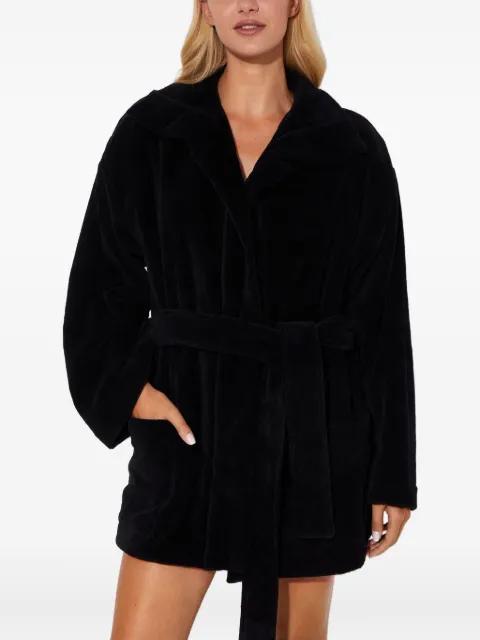 logo belted cover-up by DSQUARED2