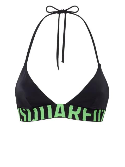 logo bikini top by DSQUARED2