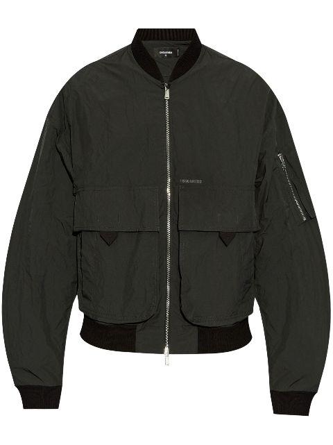 logo bomber jacket by DSQUARED2