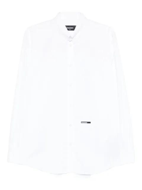 logo-detail cotton shirt by DSQUARED2