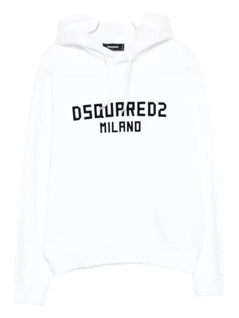 logo-detail hoodie by DSQUARED2