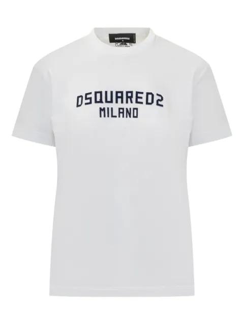logo-embroidered T-shirt by DSQUARED2