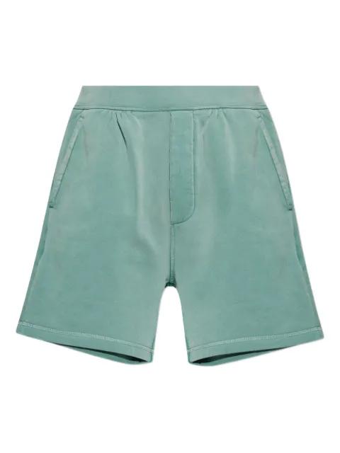 logo-embroidered cotton shorts by DSQUARED2