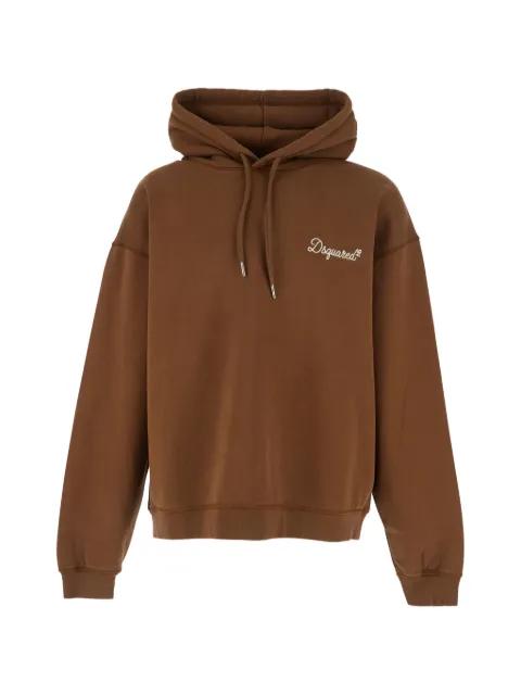 logo-embroidered hoodie by DSQUARED2