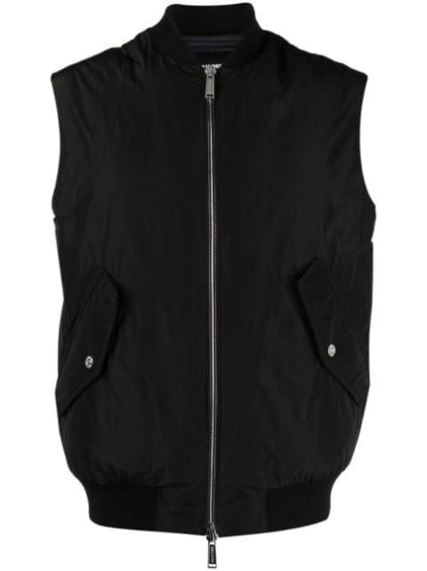 logo-embroidered padded jacket by DSQUARED2