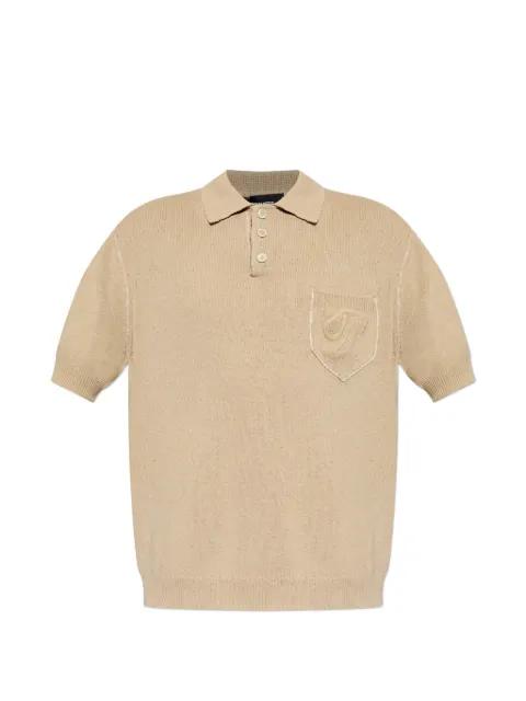 logo-embroidered polo shirt by DSQUARED2